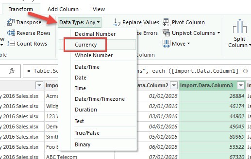 Consolidate Multiple Excel Workbooks Using Power Query