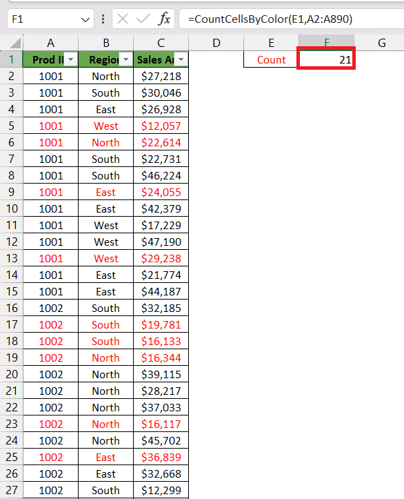 How to Count Colored Cells in Excel: A Comprehensive Guide