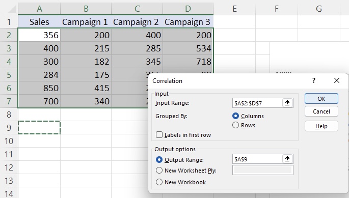Correlation in Excel - With Examples!