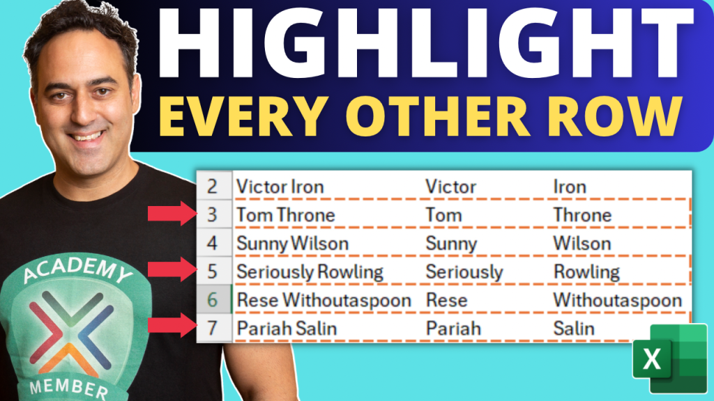 Highlight Every Other Row
