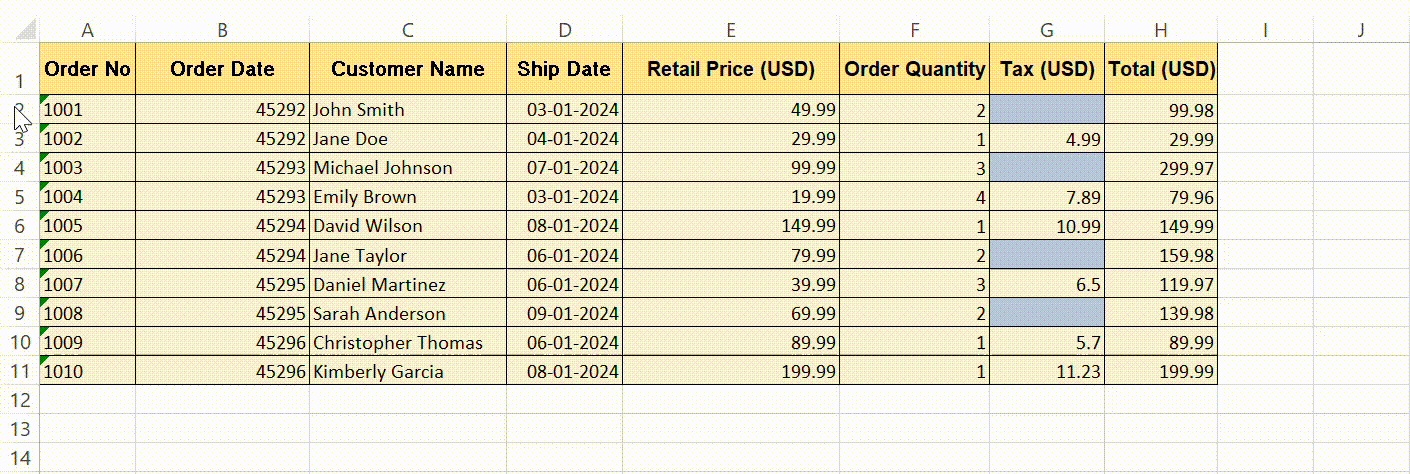 How to Delete Rows in Excel