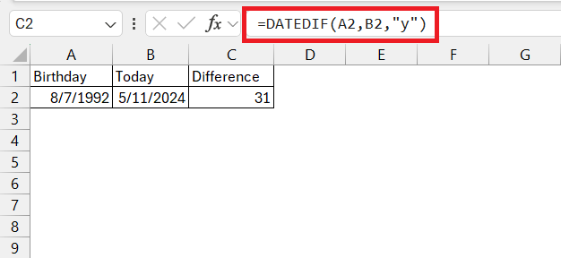 Age Difference Calculator