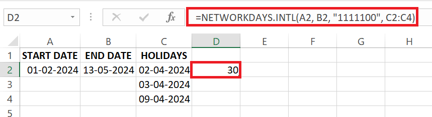 days since or until date