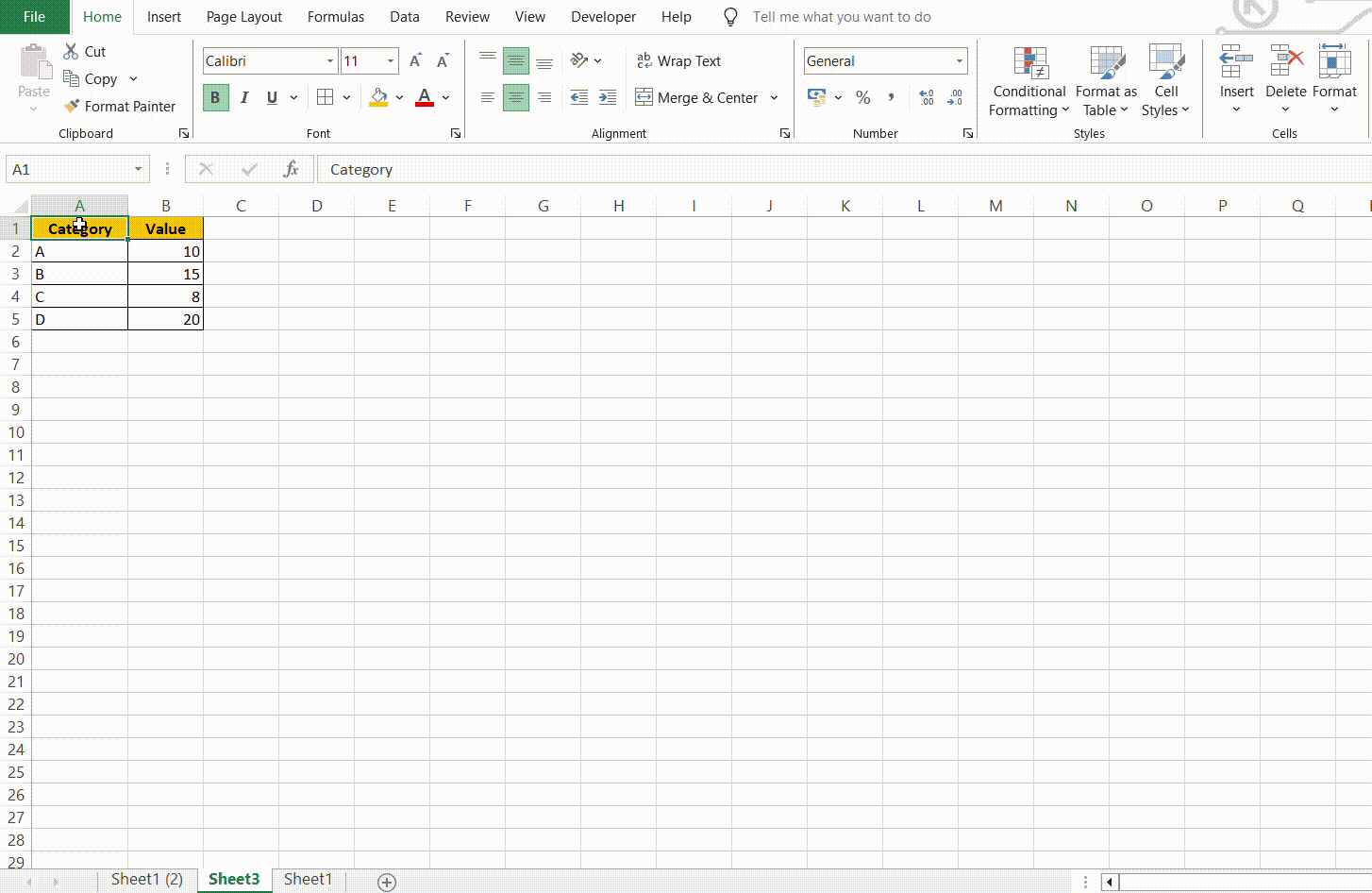 Horizontal Bar Chart