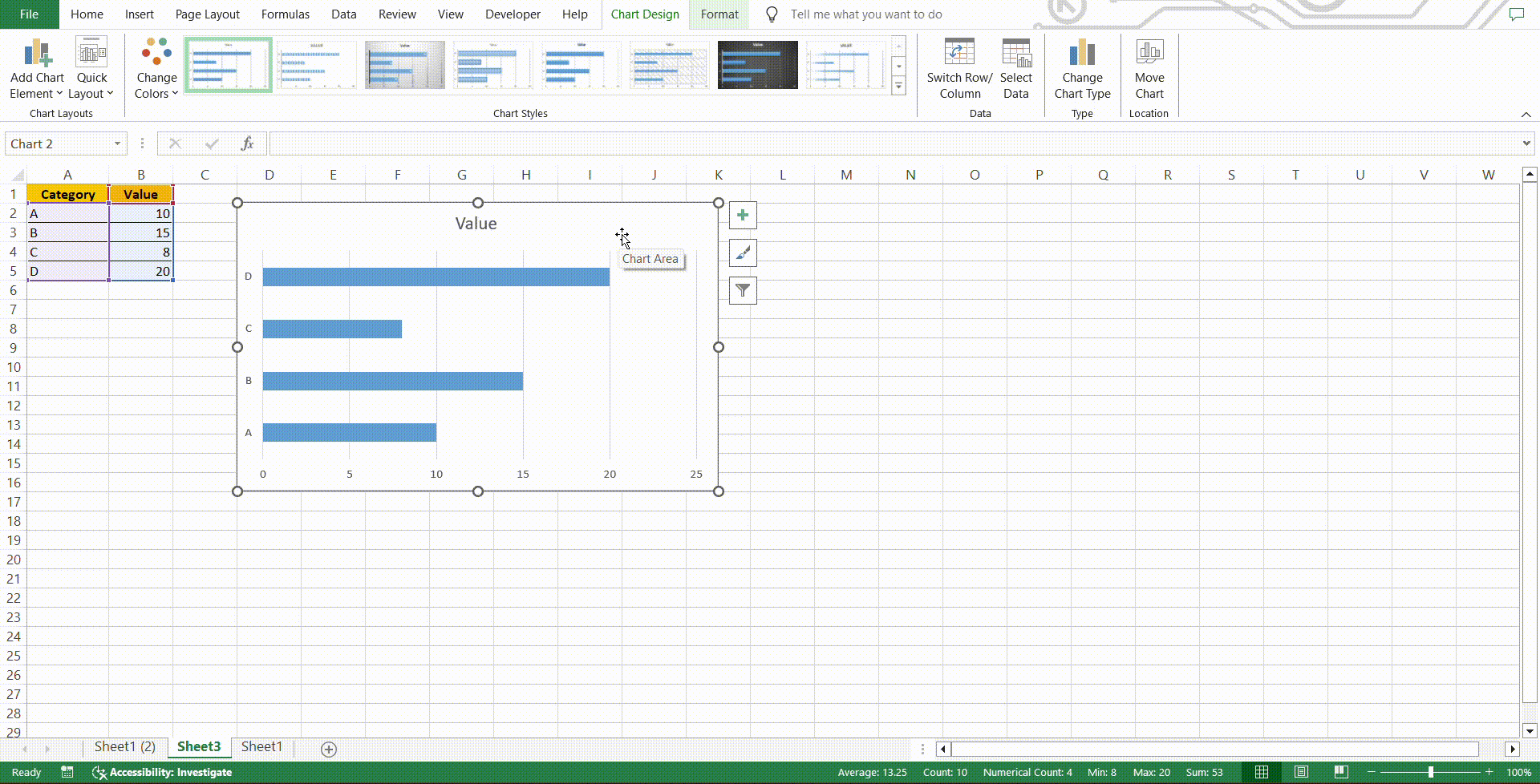 Horizontal Bar Chart