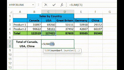 Sum Formula