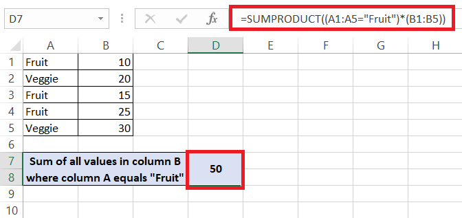 Sum Formula