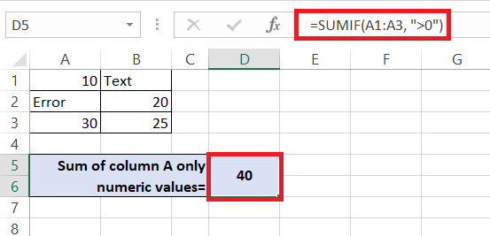Sum Formula