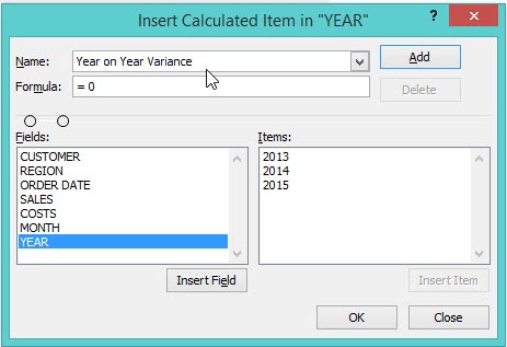 Pivot Table Calculated Item | MyExcelOnline