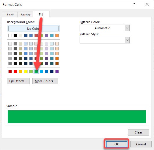 Excel Table: Styles