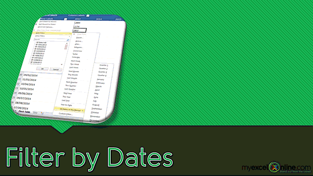 Filter a Pivot Table by Dates