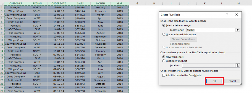 Excel Pivot Top 5 Customers MyExcelOnline