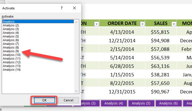 Excel Sheet Navigator