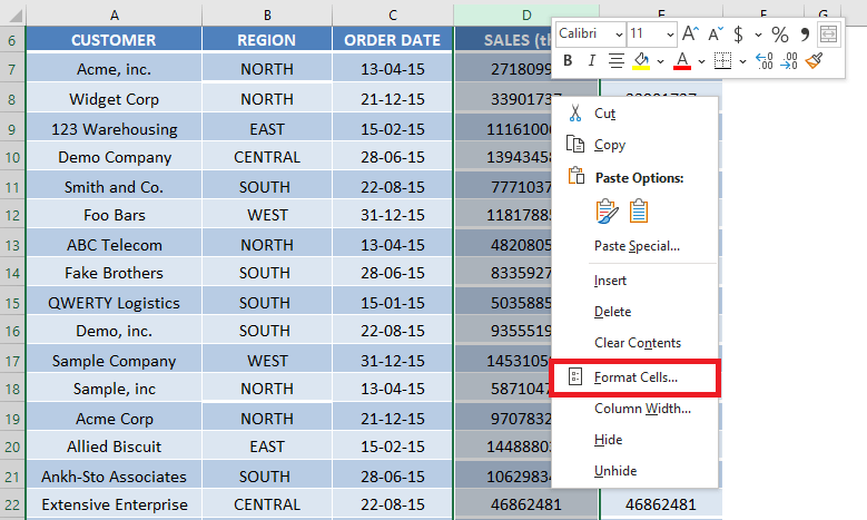 Excel Custom Number Format Millions and Thousands | MyExcelOnline