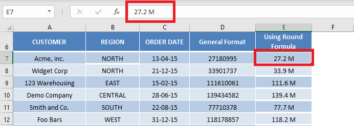 Excel Custom Number Format Millions and Thousands | MyExcelOnline