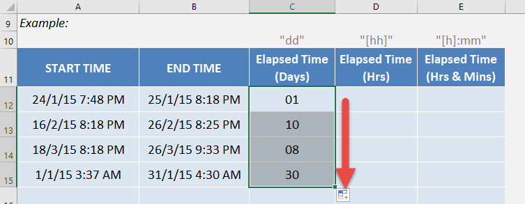 calculate-elapsed-time-in-excel-myexcelonline