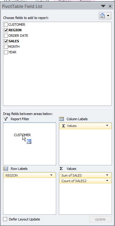 Show Report Filter Pages in a Pivot Table | MyExcelOnline