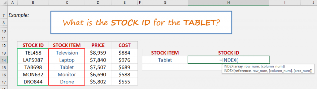 How To Use INDEX-MATCH Formula | MyExcelOnline