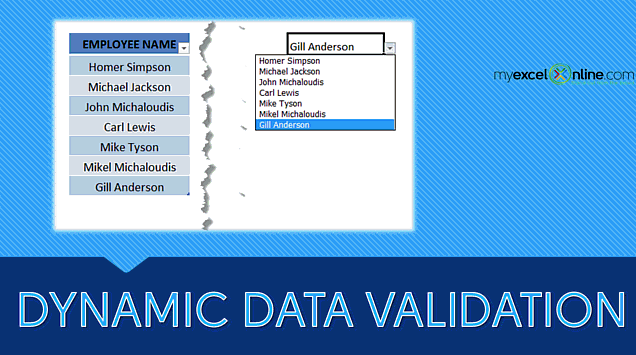 Dynamic Data Validation List