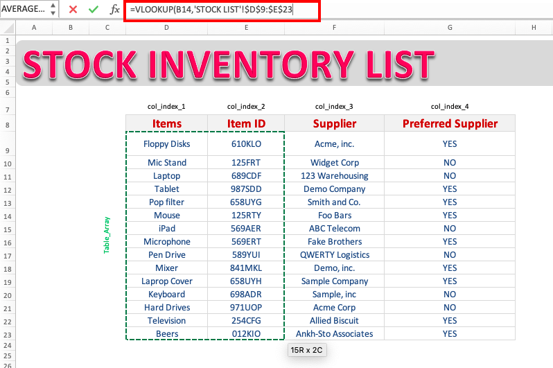  Verwendung von VLOOKUP zwischen Blättern / MyExcelOnline