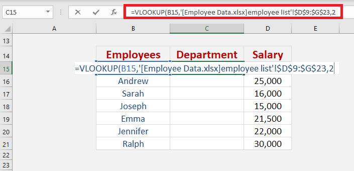 cum se utilizează VLOOKUP între foi / MyExcelOnline