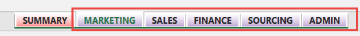 Consolidate with 3D Formulas in Excel