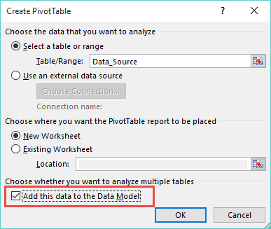 Distinct or Unique Count with Excel Pivot Tables