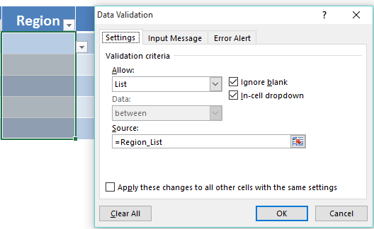 data validation