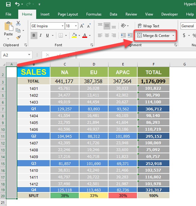 Excel Hyperlinks: Buttons