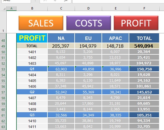 Excel Hyperlinks: Buttons