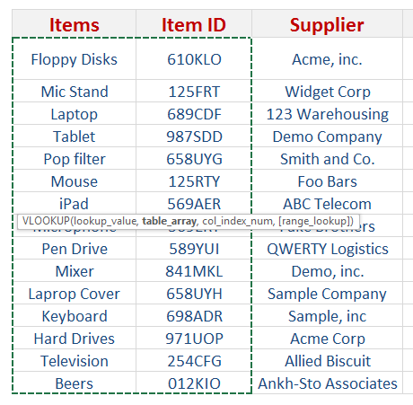 Excel Cell Reference