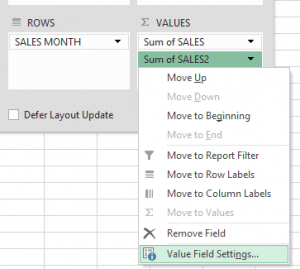 Calculate Difference between Two Pivot Tables | MyExcelOnline