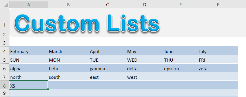 3 Quick Ways on How To Create A List In Excel | MyExcelOnline