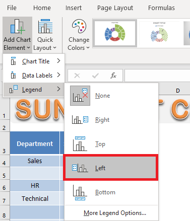 Create an Excel Sunburst Chart With Excel 2016