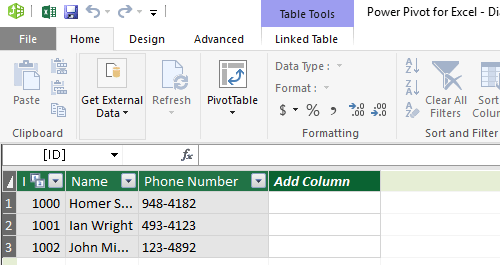 Using the Diagram View in Power Pivot