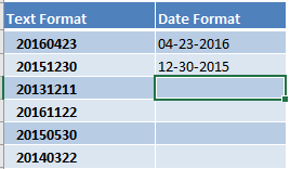Flash Fill - Convert Text to Dates 03