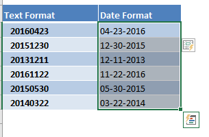 Flash Fill - Convert Text to Dates 05
