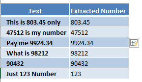 Extract Numbers Using Flash Fill In Excel