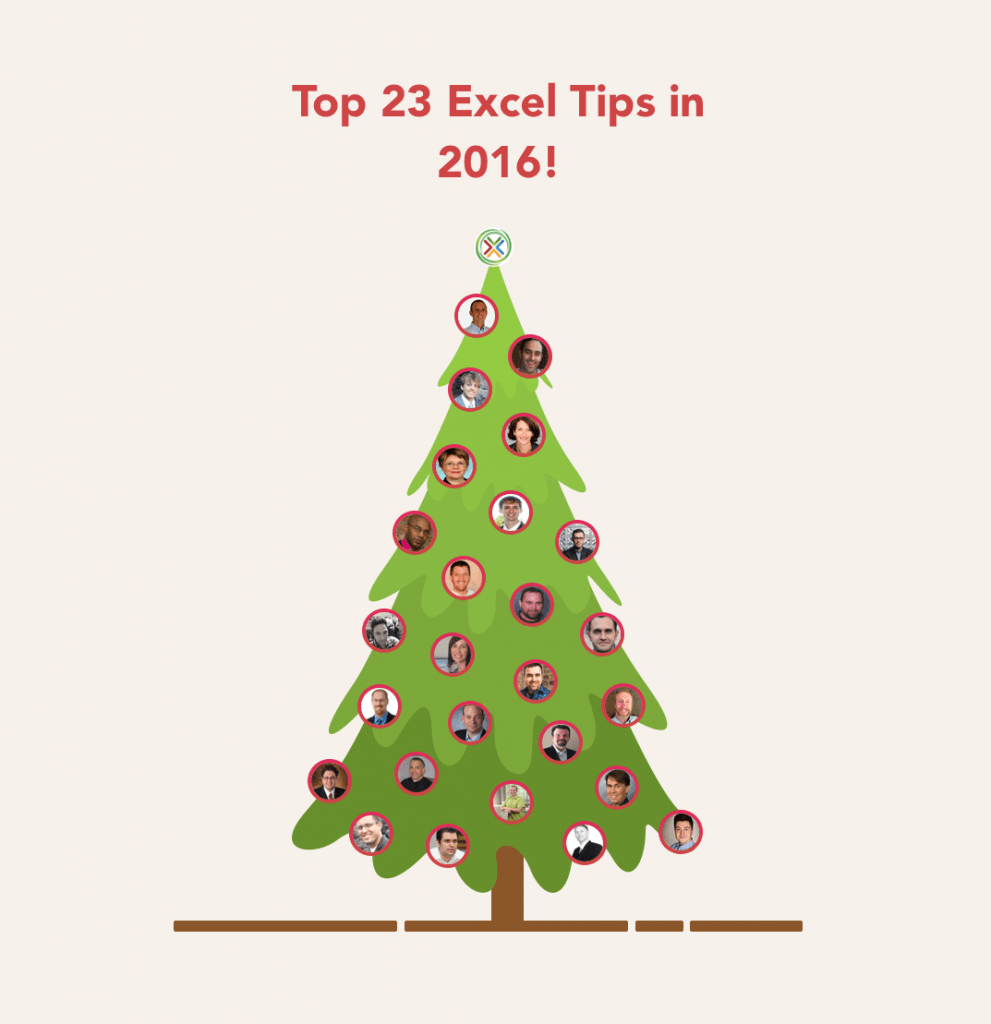 (Christmas Special) 013: The Best Excel Tips of 2016 from 23 Excel Experts | MyExcelOnline