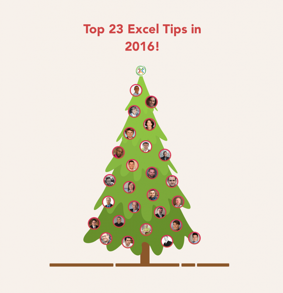 (Christmas Special) 013: The Best Excel Tips of 2016 from 23 Excel Experts