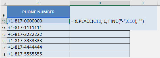 Clear Everything Before the Hyphen with Excel's REPLACE Formula | MyExcelOnline