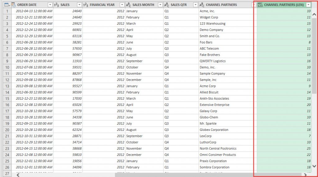 Replicating Excel's LEN Function with M in Power Query