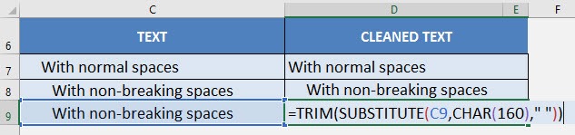 excel remove trailing spaces