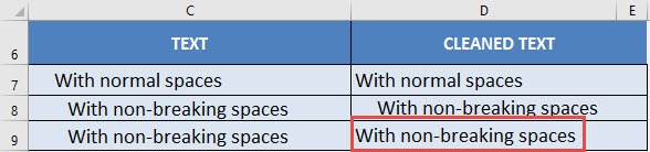 How to Remove Leading and Trailing Spaces in Excel