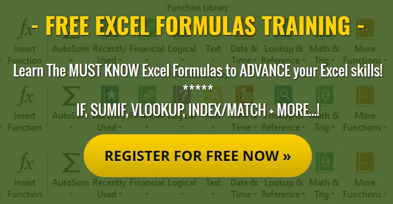 Free Excel Webinar Online Training Courses