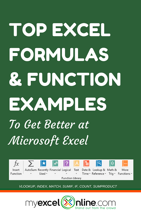 101 Advanced Excel Formulas & Functions Examples