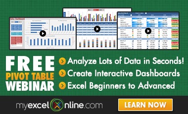 017: Free Microsoft Excel Webinars