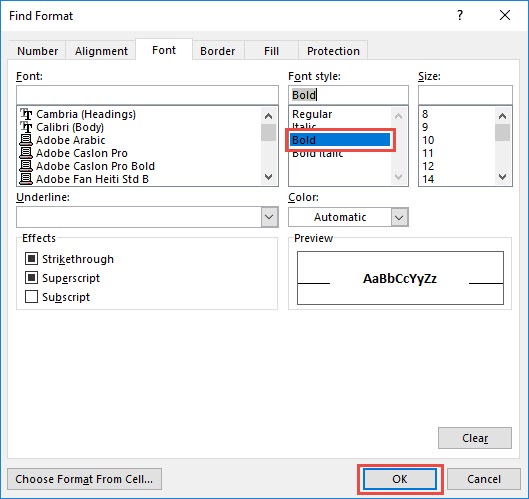 Replace Excel Formatting with Another Formatting