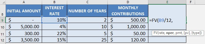 Calculate your Monthly Investment with Excel's FV Formula