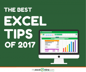 (Christmas Special) 018: The Best Excel Tips of 2017 from 20 Excel Experts | MyExcelOnline